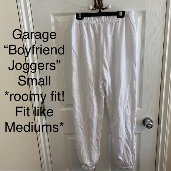 Garage Clothing “Boyfriend Joggers” White S/M
New without tags - Picture 2 of 4